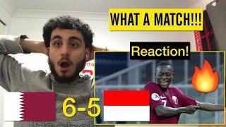 Qatar vs Indonesia 6-5 Highlights Reaction!! - WHAT A GAME!!