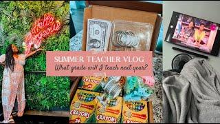 days in the life of a teacher on summer break | new grade, games of thrones, lazy days, brunch
