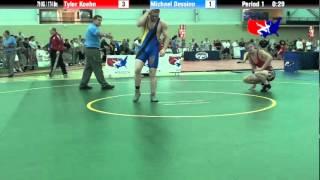 University Nat`ls FS  79 KG / 174 lbs: Tyler Koehn vs. Michael Dessino