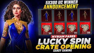 Myriam Fares Festival & Warrior Set | 5x300 UC Lucky Winner's | PUBG MOBILE