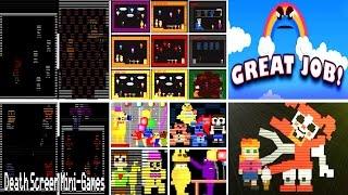 Five Nights at Freddy's 2, 3, 4, World, Sister Location All Minigames