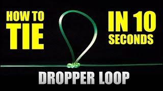 FASTEST DROPPER LOOP and PATERNOSTER RIG | How to tie Fishing Knots | Fastest and Easiest way