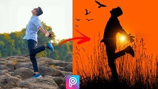 طريقه عمل صوره عميقه باستخدام برنامج بيكس ارت picsart