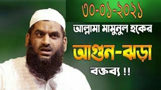 আল্লামা মামুনুল হক ৷ Allama Mamunul Haque New Waz 2021