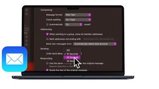 How to Adjust Undo Send Delay in Apple Mail App in macOS 13 Ventura on Mac
