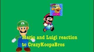 Mario and Luigi watching CrazyKoopaBros (CKB)