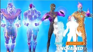 Fortnite The Origin's Built-In 'Unchained' Emote on Other Skins シ