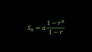 Progressions: Geometric Series