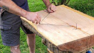 Hand Carved: HUMONGOUS Cherry Dough Bowl by Steve Becher