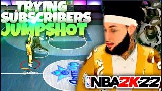 DRIBBLE GOD USES SUBSCRIBERS SET SHOT 25 JUMPSHOT IN NBA 2K22... THIS MIGHT BE THE BEST ONE YET 