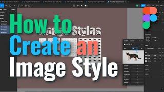 How to CREATE IMAGE STYLES in Figma | CREATE STYLE GUIDE in Figma