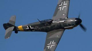 4Kᵁᴴᴰ Messerschmitt Bf 109 G-6 "Schwarze 8" Display - Original DB605 REAL LUFTWAFFE SOUND !!