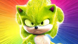 Sonic CHANGES COLOR  Sonic Collection Miles Tails Prowers Knuckles animation color mix-up