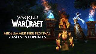 Midsummer Fire Festival 2024 UPDATES! New Dragonriding Customization, Transmog & MORE