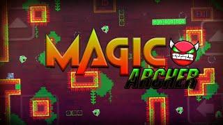 "Magic Archer" 100% | Hard Platerformer Demon | Geometry Dash 2.2 Level by Halapeenyo