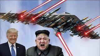 Kim Jong-UN Shocked! Deadliest US Stealth Fighter Jet Bombards North Korean And Russian Troops Today