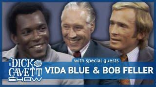 Dick Cavett's Fastball Challenge with Vida Blue and Bob Feller | The Dick Cavett Show