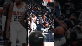 Mikal Bridges Put Back Dunk  #shorts