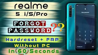 Realme 5i (RMX2030) Hard Reset | Unlock Pin Pattern Password | FRP Google Account Bypass (Solved)