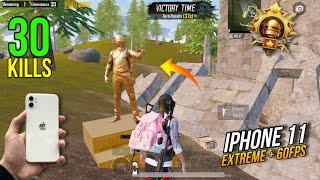 IPHONE 11 PUBG MOBILE LIVIK GAMEPLAY 2024 | IPHONE 11 PUBG FPS TEST | IPHONE 11 BGMI TEST IN 2024