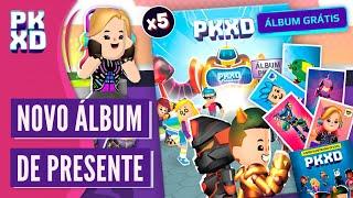 GRÁTIS! Ganhe Livro Ilustrado do PK XD + 50 Figurinhas + Brinde | Passo a Passo