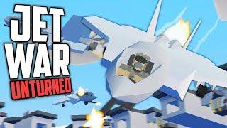 FIGHTER JET WAR in Unturned!