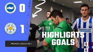 BRIGHTON VS LEICESTER CITY MD 1 || NEW MASTER LEAGUE PES 2021 SMOKE PATCH 2023