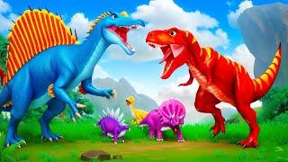 T-Rex vs Spinosaurus: Who Will Win the Ultimate Jurassic Showdown with Epic Twist Ending!