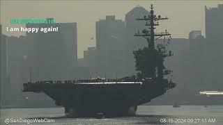 USS Carl Vinson (CVN 70) Returns to San Diego from RIMPAC