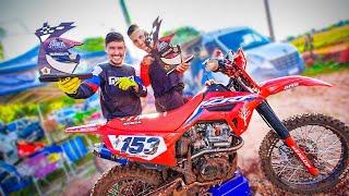 GANHEI UM TROFÉU DE CRF230 NO VELOCROSS *essa corrida foi top*