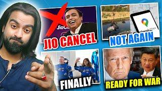 Jio Discontinued Free JioCinema, Google Map Tragedy, China Warns US for War, Sunita William Return