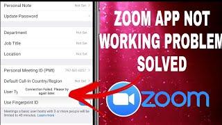 How to fix zoom cloud meeting app not working problem 2021