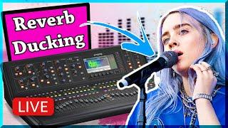 M32/X32 LIVE Reverb Ducking / sidechain + SECRET Bonus Trick (live sound tutorial)