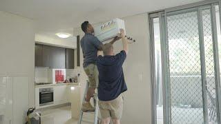 How to Install a Air conditioning split wall systems