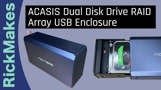 ACASIS Dual Disk Drive RAID Array USB Enclosure