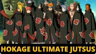 ALL AKATSUKI ULTIMATE JUTSU NARUTO ULTIMATE NINJA STORM 4 - LMJ GAME STREAMS