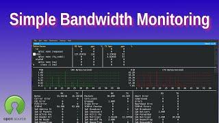 Simple Bandwidth Monitoring - Four Great Open Source tools for monitoring your system bandwidth.