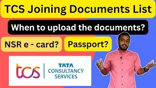 Documents required during joining/onboarding in TCS | What are the documents required in TCS joining