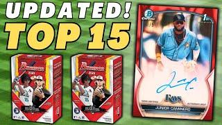 Top 10 Prospects in 2023 Bowman | Updated 6/5/24 | Bowman Chrome Baseball Cards