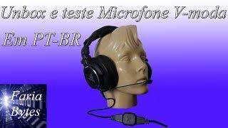 Unbox e teste Microfone V moda BoomPro Em PT BR