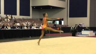 Julia Garbuz - Clubs - 2012 Rhythmic Nationals - Junior - Day 1