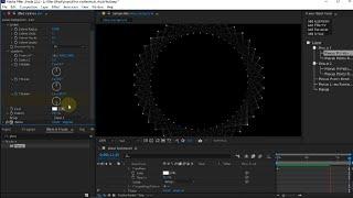 Create a motion design in after effect with plexus plugin