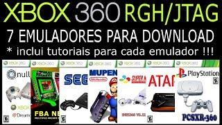 7 EMULADORES para XBOX360 RGH/JTAG. DOWNLOAD e TUTORIAIS !!!