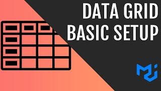 Basic Setup of Data Grids in Material UI