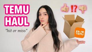 TEMU FINDS HAUL *hit or miss* | Jessica Melgoza