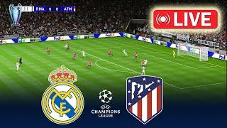 LIVE : Real Madrid vs Atletico Madrid | UEFA Champions League 24/25 | Full Match | PES Gameplay