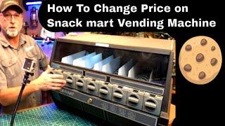 How to change the price of the snack mart vending machine