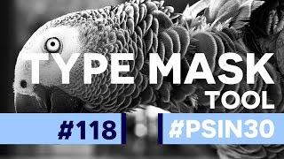 How to Use the Type Mask Tool in Photoshop CC!