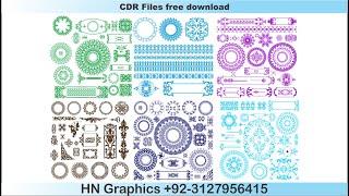 Frames And Borders free download CDR 2020 | HN Graphics