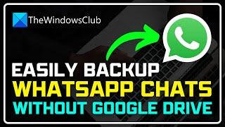 How to Backup & Restore WHATSAPP Chat Without Google Drive || Whatsapp Tricks!